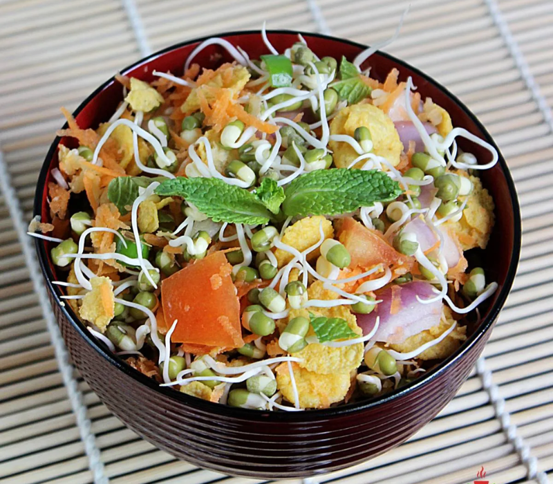 Sprouted Moong Salad Cup